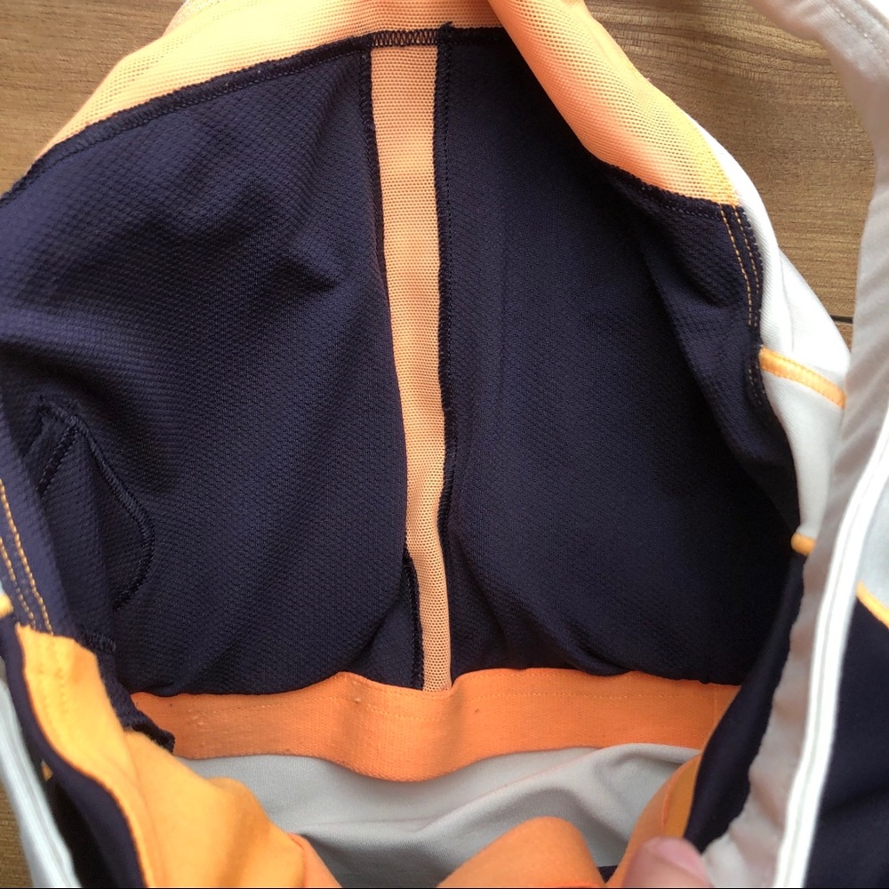 Lululemon Spin It To Win It Tank Navy White Orange - Picture 6 of 10